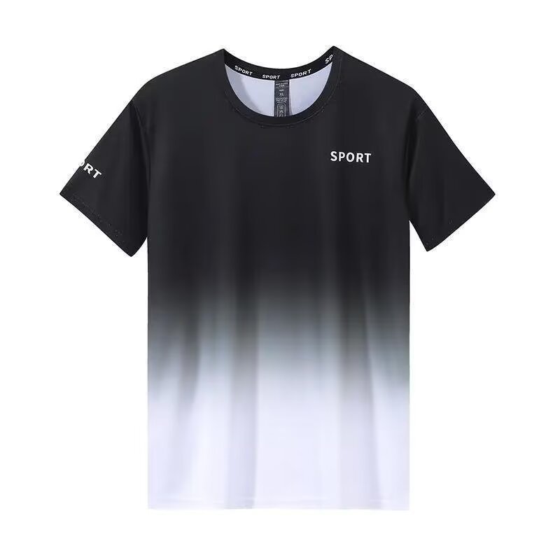Clothing short sleeved t-shirt men's fashion brand summer loose five quarter sleeves 2024 new popular trend ins simple Clothing short sleeved t-shirt men's fashion brand summer loose five quarter sleeves 2024 new popular trend ins simple