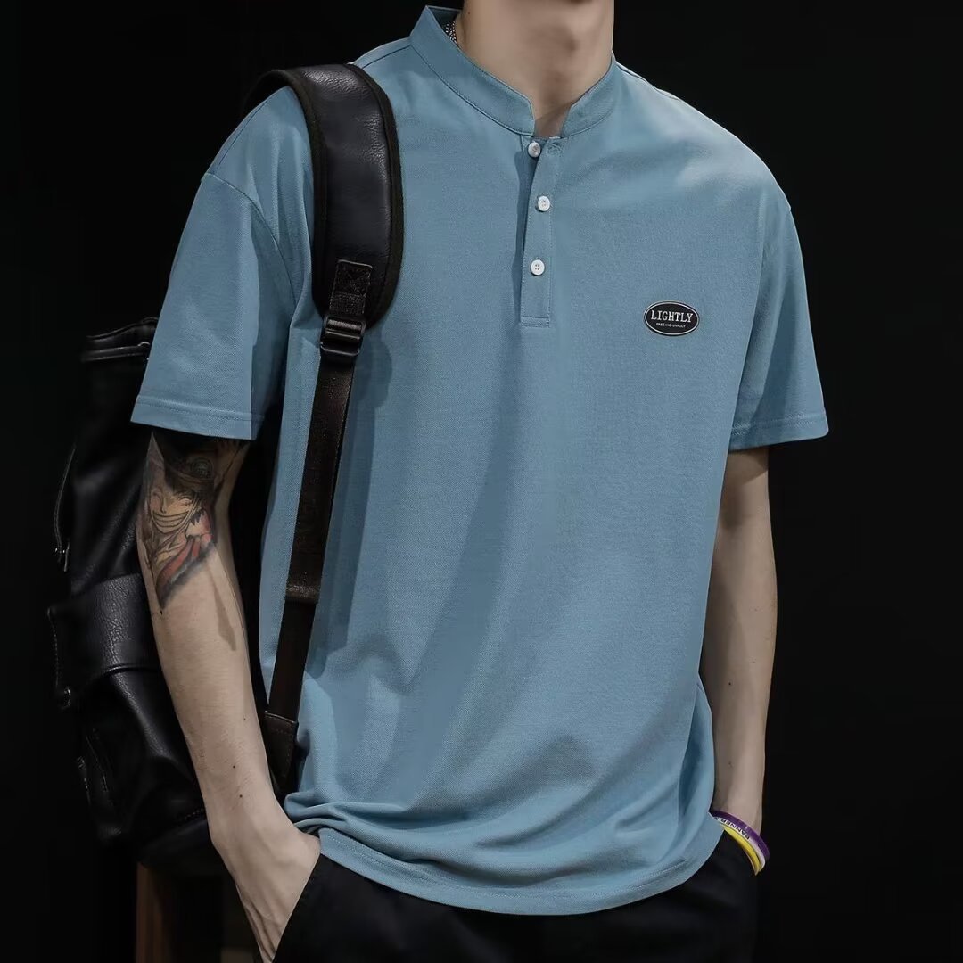 Summer polo shirt men's short sleeved t-shirt men's half sleeved top plus size new men's t-shirt men's style Summer polo shirt men's short sleeved t-shirt men's half sleeved top plus size new men's t-shirt men's style