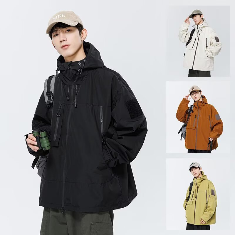 Charge jacket men's Spring and Autumn 2025 new windproof jacket three in one outdoor autumn workwear men's jacket