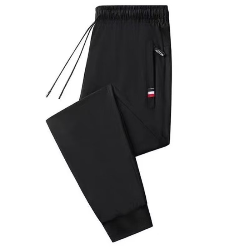 Velvet pants men's Korean version leg binding casual pants autumn and winter new Korean version plus size thick yellow zipper men's sports pants Velvet pants men's Korean version leg binding casual pants autumn and winter new Korean version plus size thick yellow zipper men's sports pants