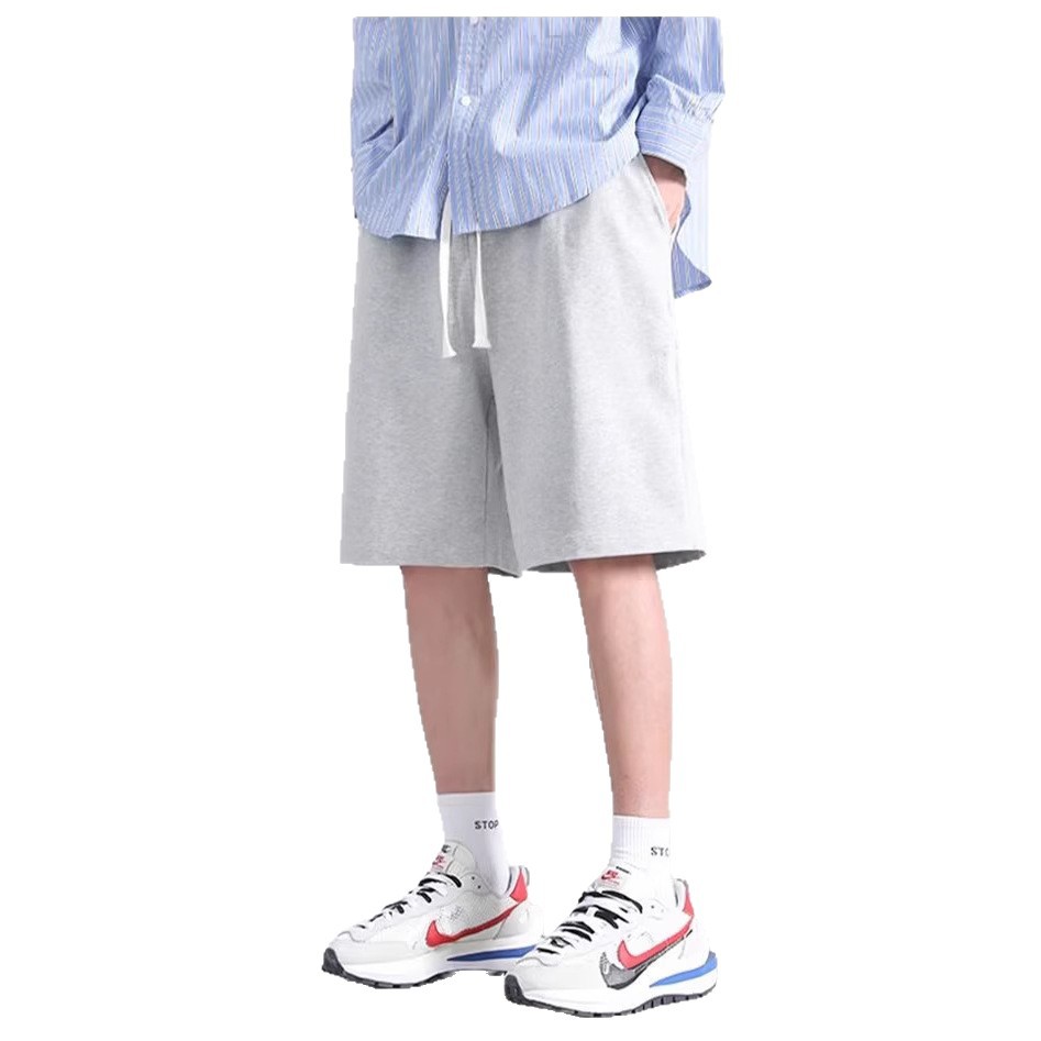 Clothing Korean version five quarter pants loose oversized imitation cotton foreign trade spot casual youth straight tube outer middle pants Clothing Korean version five quarter pants loose oversized imitation cotton foreign trade spot casual youth straight tube outer middle pants
