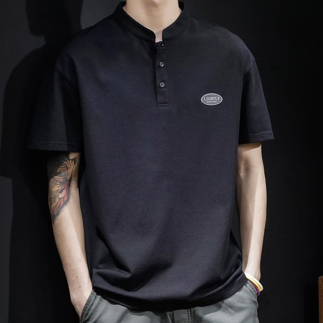 Summer polo shirt men's short sleeved t-shirt men's half sleeved top plus size new men's t-shirt men's style Summer polo shirt men's short sleeved t-shirt men's half sleeved top plus size new men's t-shirt men's style