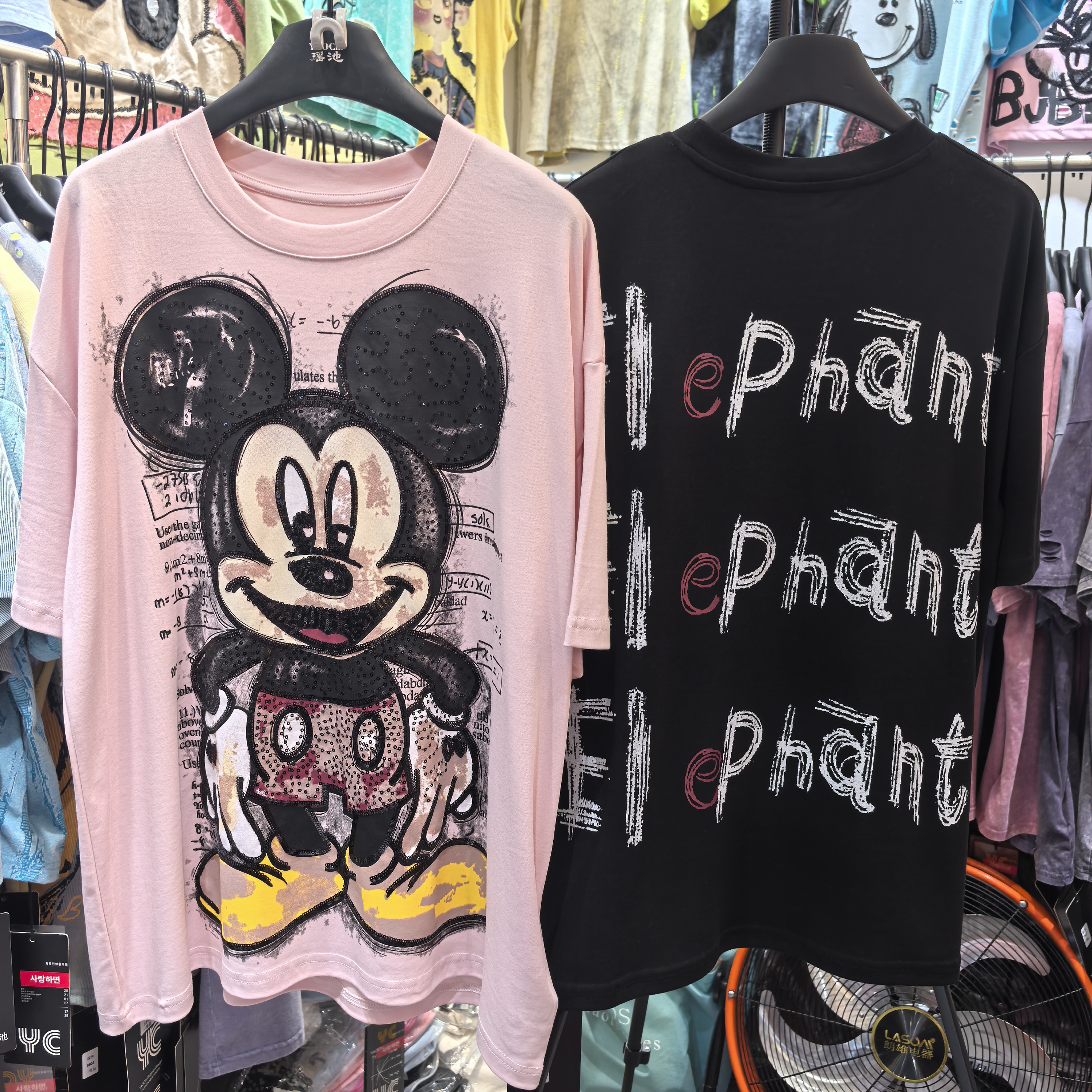 2025 Spring New Heavy Industry Cartoon Rice Q Thick Short Sleeve T-shirt for Women, Loose Medium to Long Casual Half Sleeve Top 2025 Spring New Heavy Industry Cartoon Rice Q Thick Short Sleeve T-shirt for Women, Loose Medium to Long Casual Half Sleeve Top