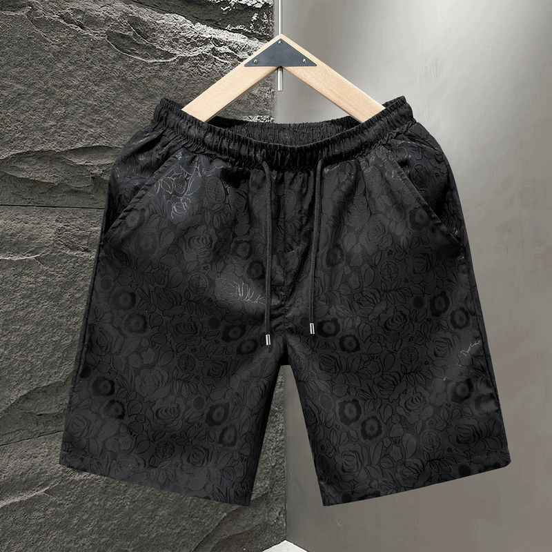 Ice silk quick drying summer trend mid pants handsome thin casual five quarter pants student trendy brand shorts men Ice silk quick drying summer trend mid pants handsome thin casual five quarter pants student trendy brand shorts men