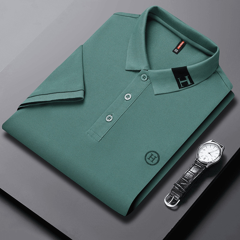 2024 Summer Fashion Letter Embroidered Casual Polo Shirt Comfortable and Breathable Youth Collar Short Sleeve 2024 Summer Fashion Letter Embroidered Casual Polo Shirt Comfortable and Breathable Youth Collar Short Sleeve