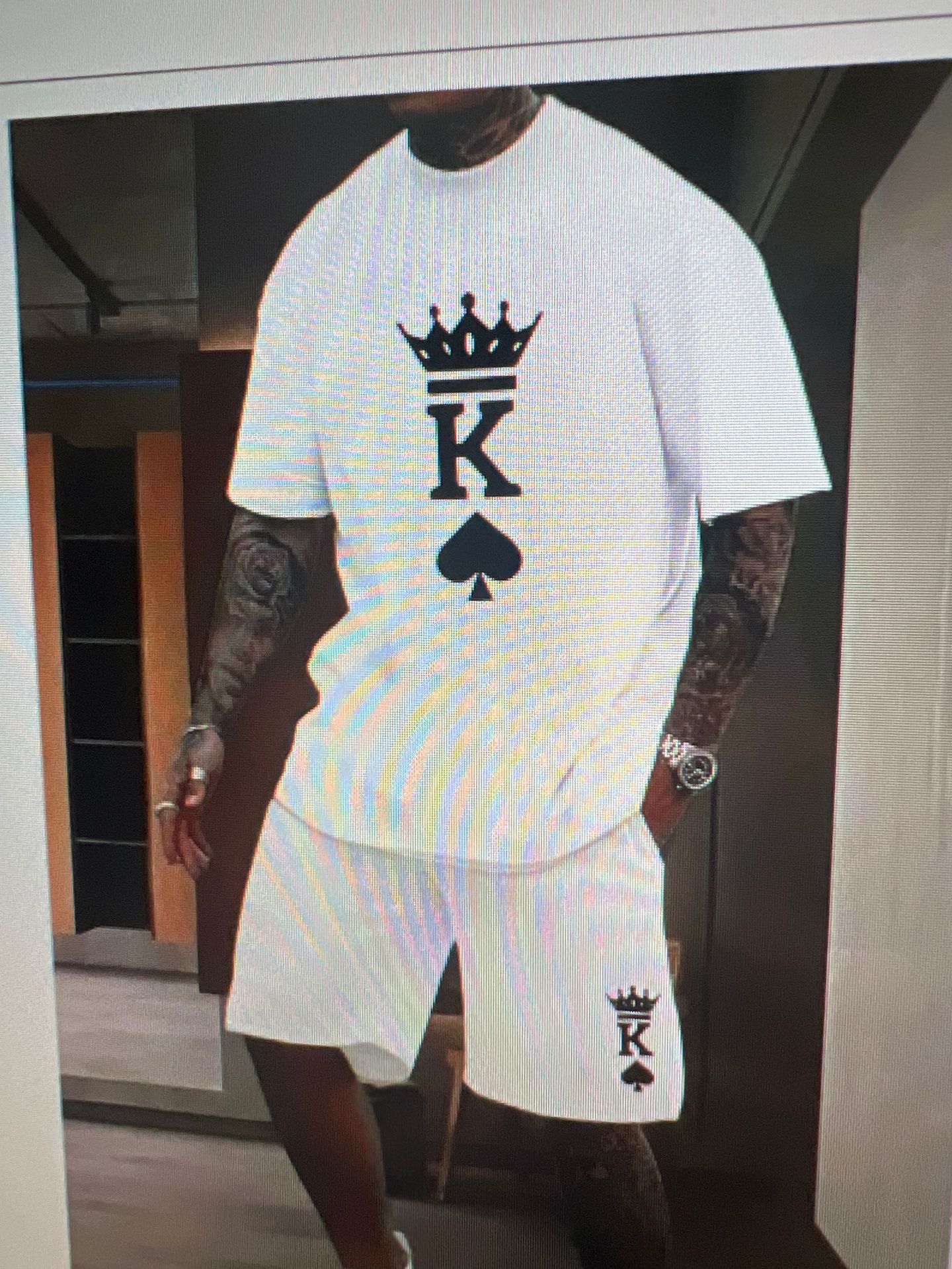 2025 Cross border Hot selling Set Fashion Short sleeved T-shirt Pants Loose Men's 3D Digital Printed Running Two piece Set 2025 Cross border Hot selling Set Fashion Short sleeved T-shirt Pants Loose Men's 3D Digital Printed Running Two piece Set