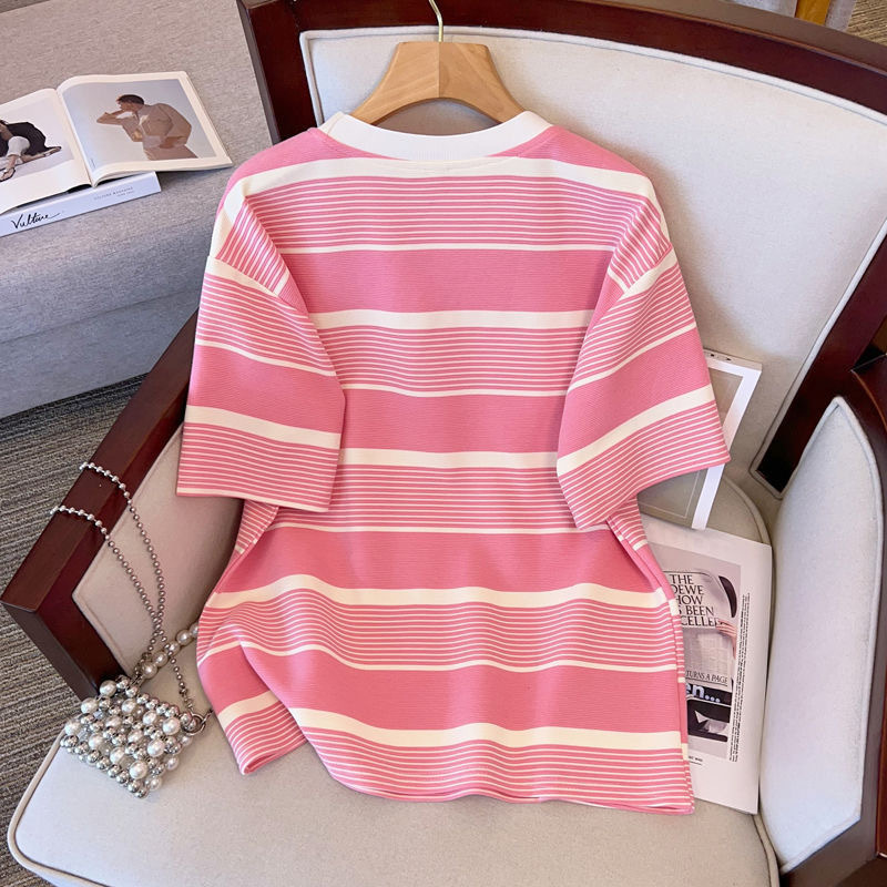 Large size women's summer short sleeved+shorts two-piece set, women's casual sports set, summer outfit, a complete set of fashionable women's clothing Large size women's summer short sleeved+shorts two-piece set, women's casual sports set, summer outfit, a complete set of fashionable women's clothing