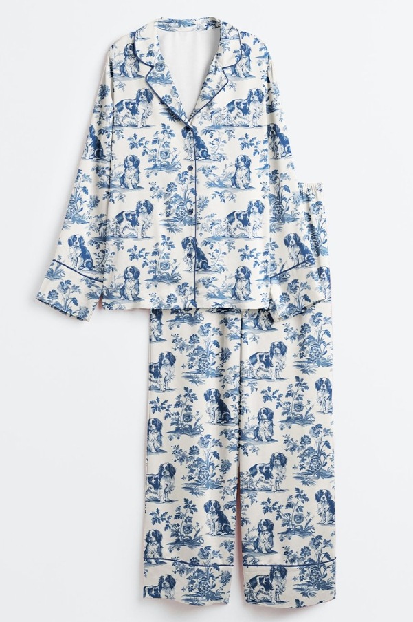 2025 Amazon standalone long sleeved casual sleepwear set with printed fashion buttons for adult casual home wear 2025 Amazon standalone long sleeved casual sleepwear set with printed fashion buttons for adult casual home wear