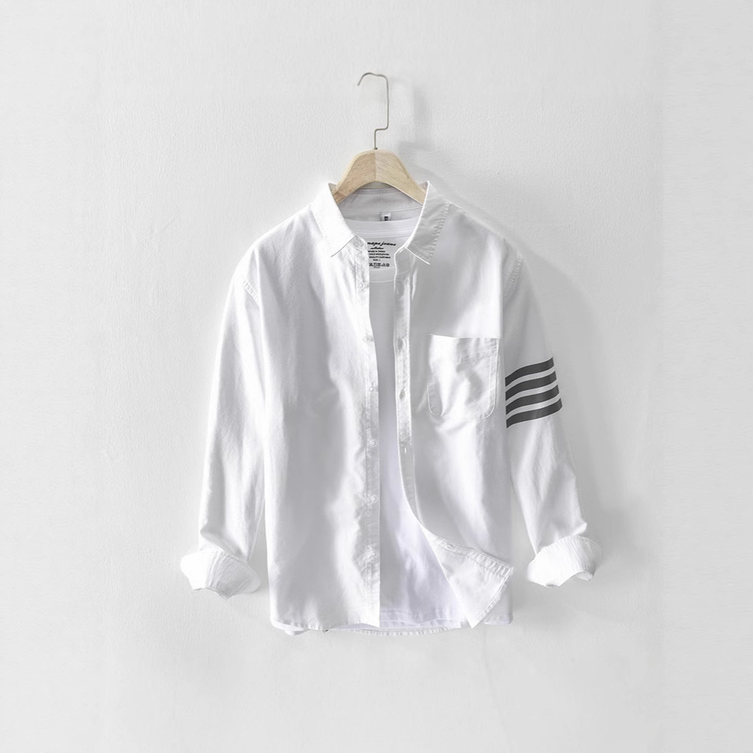 Cross border Spring and Autumn New Collection Collar Regular Casual Loose Men's Shirt Comfortable Fashion Printed Men's Shirt