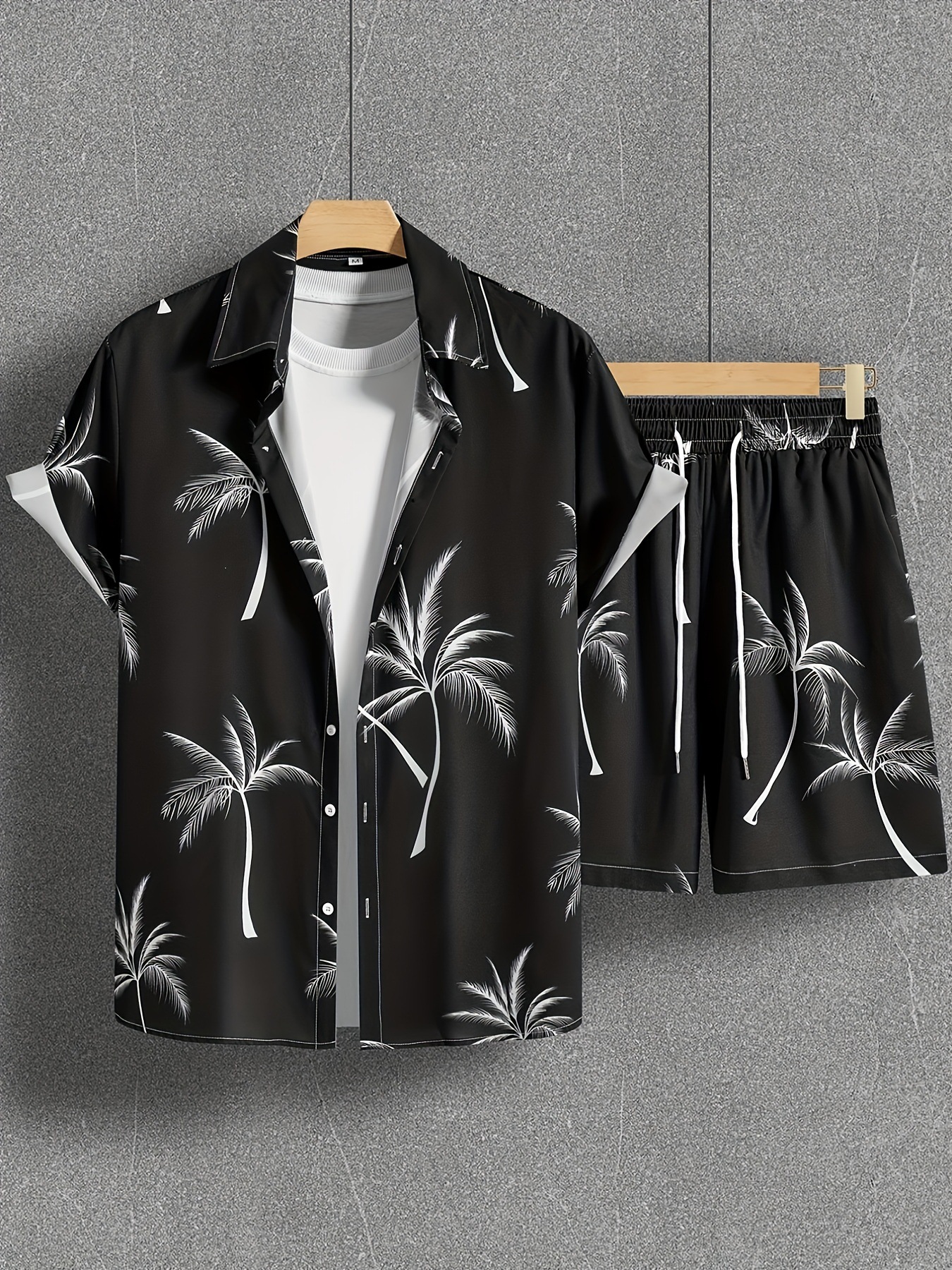 European and American Cross border 2024 Summer New Shirt and Shorts Set 3D Printed Casual Vacation Men's cardigan Two Piece Set European and American Cross border 2024 Summer New Shirt and Shorts Set 3D Printed Casual Vacation Men's cardigan Two Piece Set