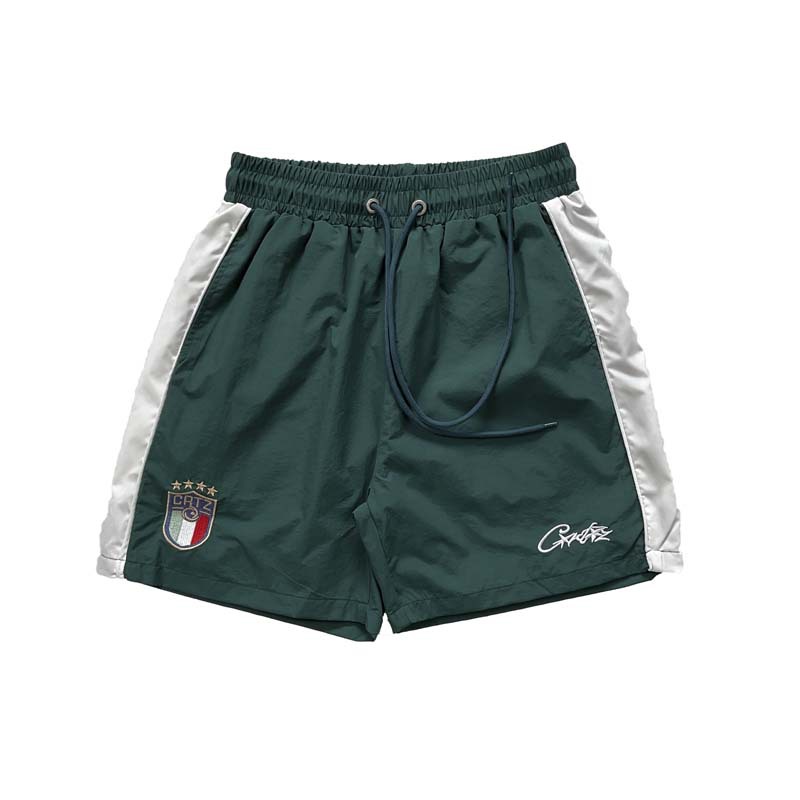 American CORT Devil's Island High Street Sports and Leisure Hip Hop Color Contrast Drawstring Nylon Speed Drying Beach Pants Casual Couple American CORT Devil's Island High Street Sports and Leisure Hip Hop Color Contrast Drawstring Nylon Speed Drying Beach Pants Casual Couple