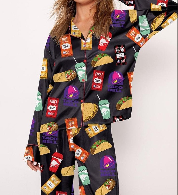 2025 Amazon standalone long sleeved casual sleepwear set with printed fashion buttons for adult casual home wear 2025 Amazon standalone long sleeved casual sleepwear set with printed fashion buttons for adult casual home wear