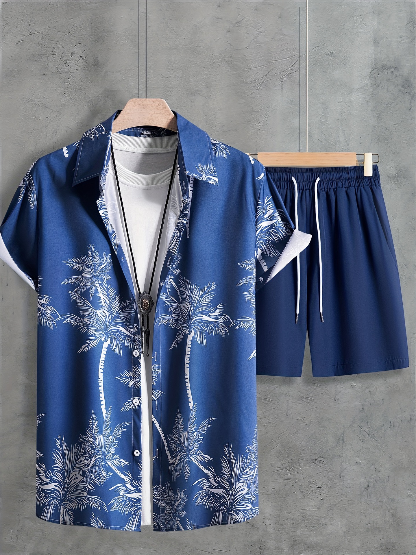 European and American Cross border 2024 Summer New Shirt and Shorts Set 3D Printed Casual Vacation Men's cardigan Two Piece Set European and American Cross border 2024 Summer New Shirt and Shorts Set 3D Printed Casual Vacation Men's cardigan Two Piece Set