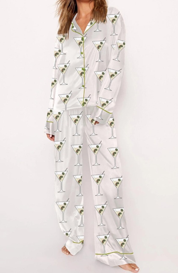 2025 Amazon standalone long sleeved casual sleepwear set with printed fashion buttons for adult casual home wear 2025 Amazon standalone long sleeved casual sleepwear set with printed fashion buttons for adult casual home wear