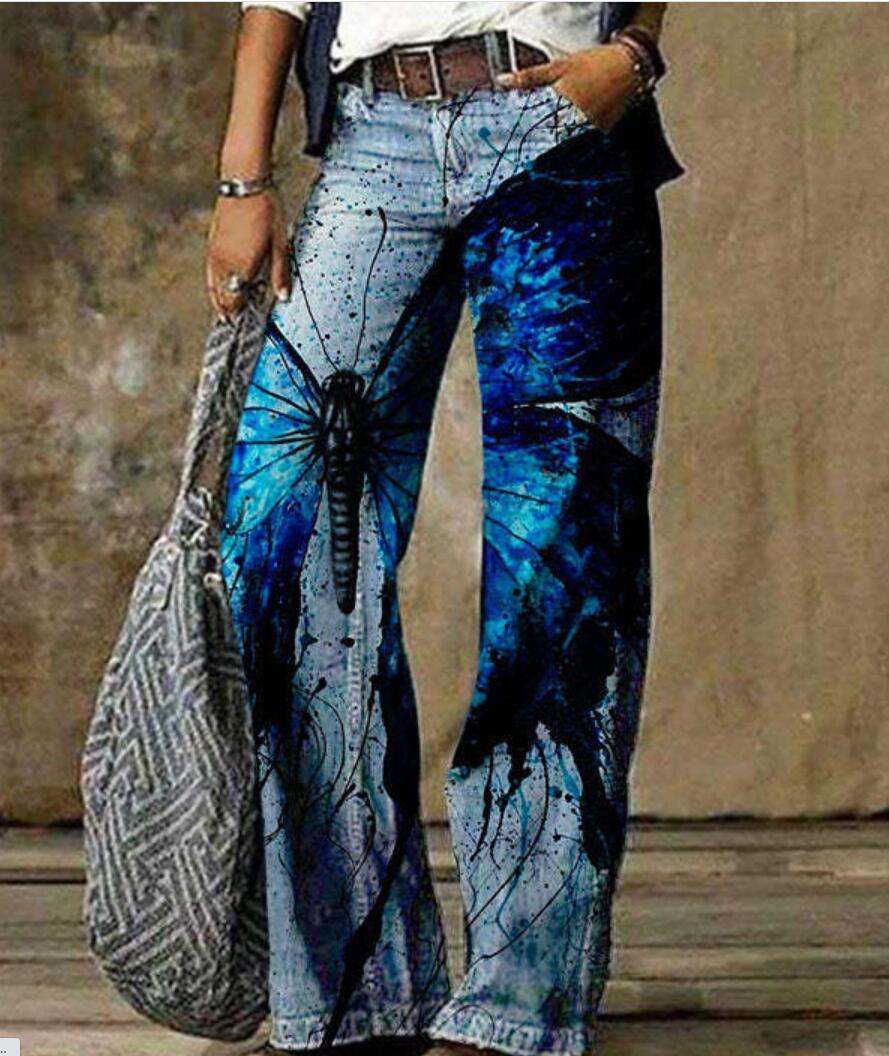 2025 New Cross border Amazon eBay Europe and America Foreign Trade Large Size Women's Jeans Wide Leg Pants Fashion Pants 2025 New Cross border Amazon eBay Europe and America Foreign Trade Large Size Women's Jeans Wide Leg Pants Fashion Pants