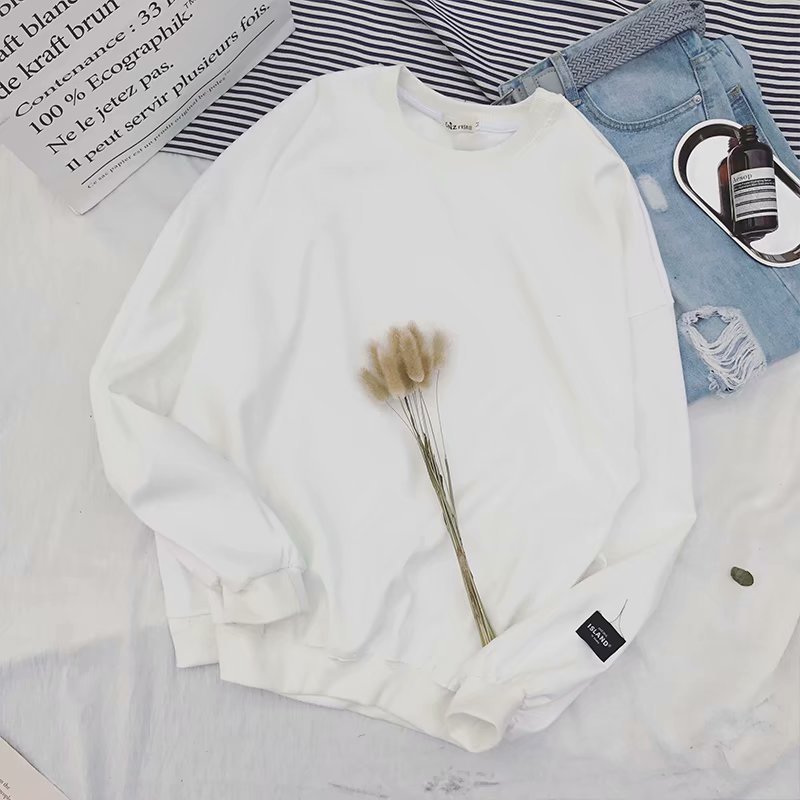 Autumn and winter solid color hoodie for men, round neck pullover, long sleeved loose and thick velvet, student autumn outfit, Japanese style base shirt Autumn and winter solid color hoodie for men, round neck pullover, long sleeved loose and thick velvet, student autumn outfit, Japanese style base shirt