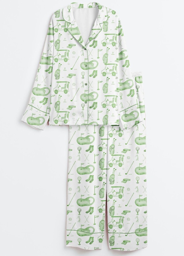 2025 Amazon standalone long sleeved casual sleepwear set with printed fashion buttons for adult casual home wear 2025 Amazon standalone long sleeved casual sleepwear set with printed fashion buttons for adult casual home wear