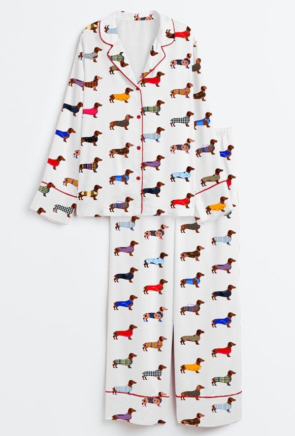 2025 Amazon standalone long sleeved casual sleepwear set with printed fashion buttons for adult casual home wear 2025 Amazon standalone long sleeved casual sleepwear set with printed fashion buttons for adult casual home wear