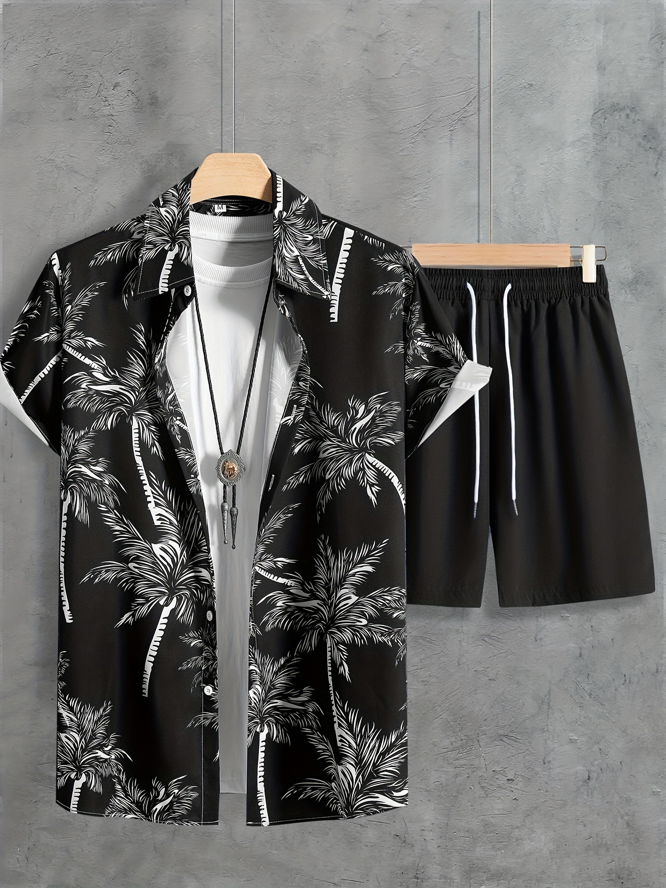 European and American Cross border 2024 Summer New Shirt and Shorts Set 3D Printed Casual Vacation Men's cardigan Two Piece Set European and American Cross border 2024 Summer New Shirt and Shorts Set 3D Printed Casual Vacation Men's cardigan Two Piece Set