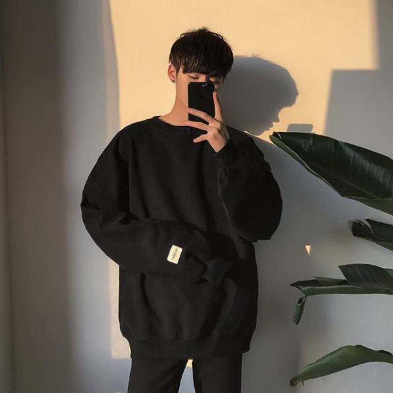 Winter oversize Korean version men's loose long sleeved sweatshirt men's ulzzang couple's winter fashion trend jacket Winter oversize Korean version men's loose long sleeved sweatshirt men's ulzzang couple's winter fashion trend jacket