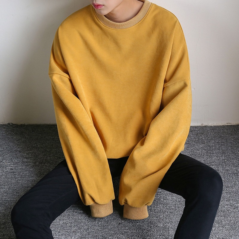 Winter oversize Korean version men's loose long sleeved sweatshirt men's ulzzang couple's winter fashion trend jacket Winter oversize Korean version men's loose long sleeved sweatshirt men's ulzzang couple's winter fashion trend jacket