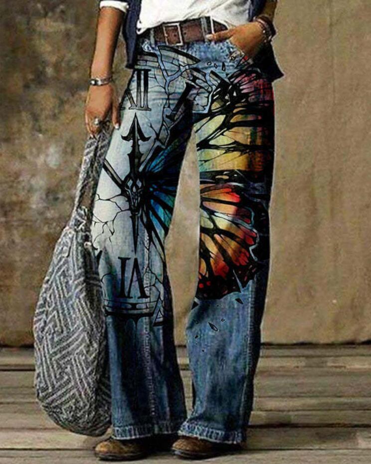 2025 New Cross border Amazon eBay Europe and America Foreign Trade Large Size Women's Jeans Wide Leg Pants Fashion Pants 2025 New Cross border Amazon eBay Europe and America Foreign Trade Large Size Women's Jeans Wide Leg Pants Fashion Pants