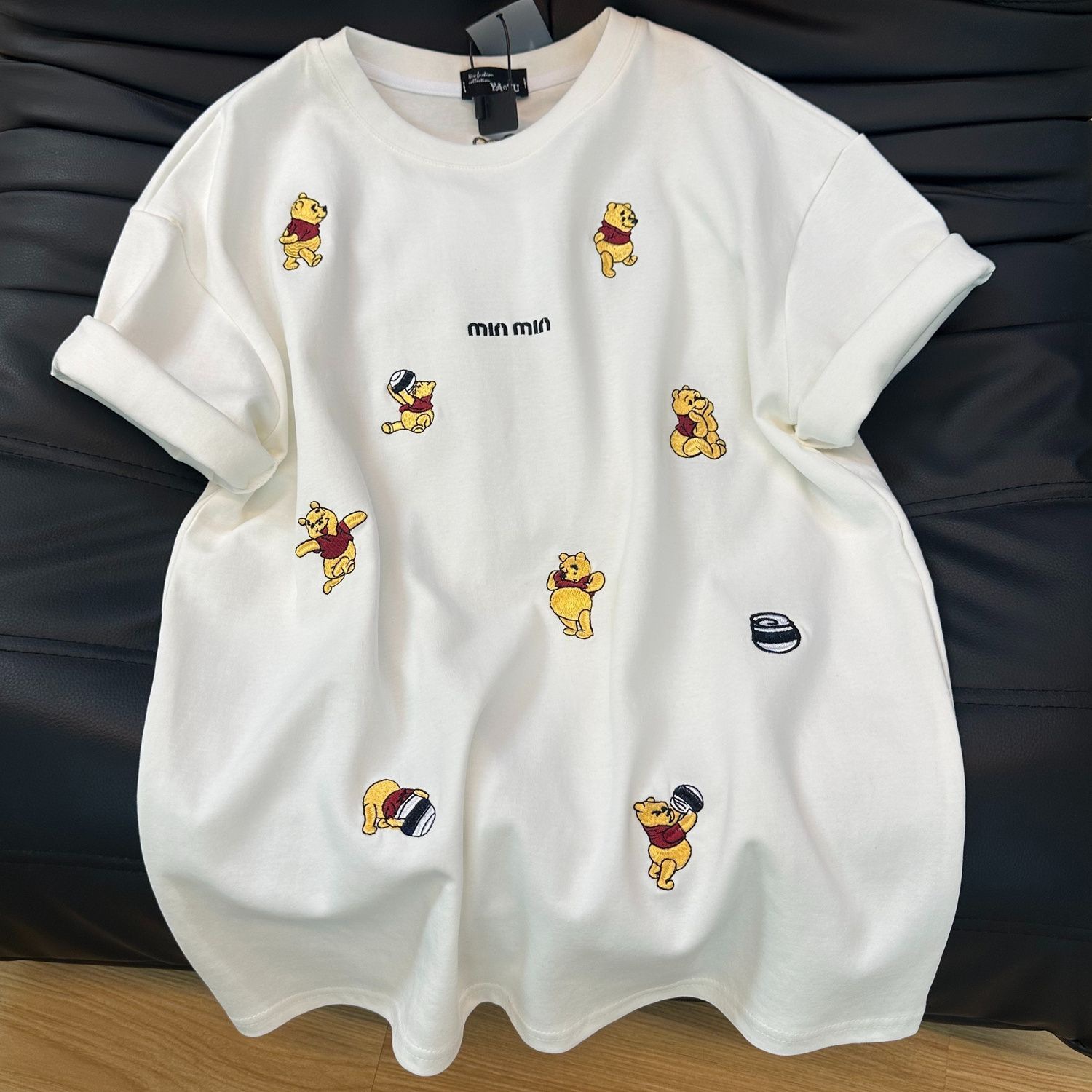 306 # Actual price 19 count pure cotton 220 original embroidery Solona thread collar+large size+wrapped shoulder pull