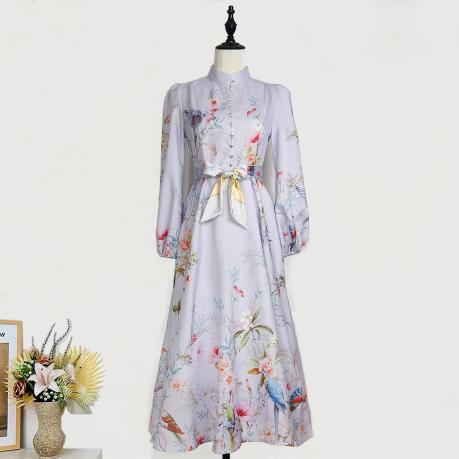 Real shot Australian new 26 spring/summer ready to wear REBELLION linen button detail mid length dress