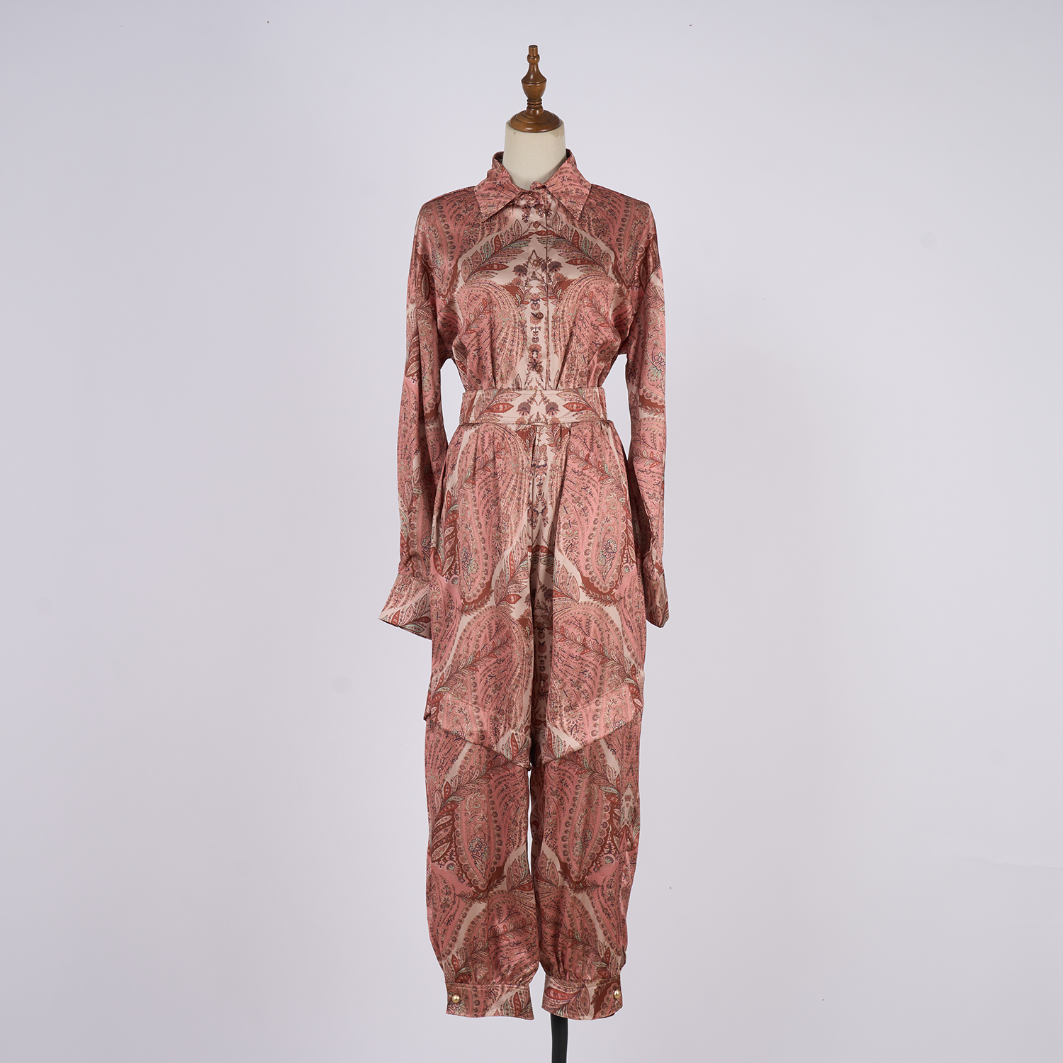 Real shooting of 2025 new printed straight tube casual shirt set Real shooting of 2025 new printed straight tube casual shirt set