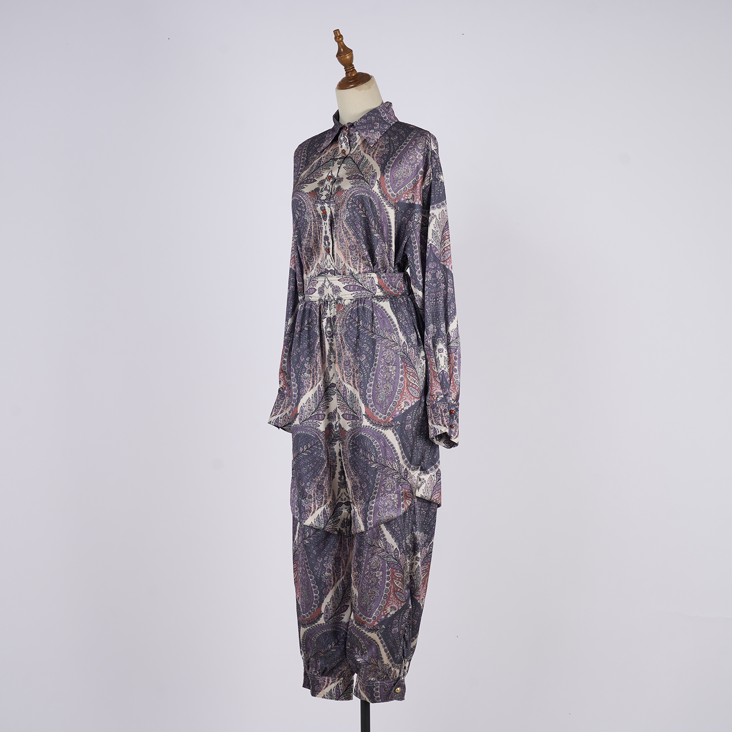 Real shooting of 2025 new printed straight tube casual shirt set Real shooting of 2025 new printed straight tube casual shirt set