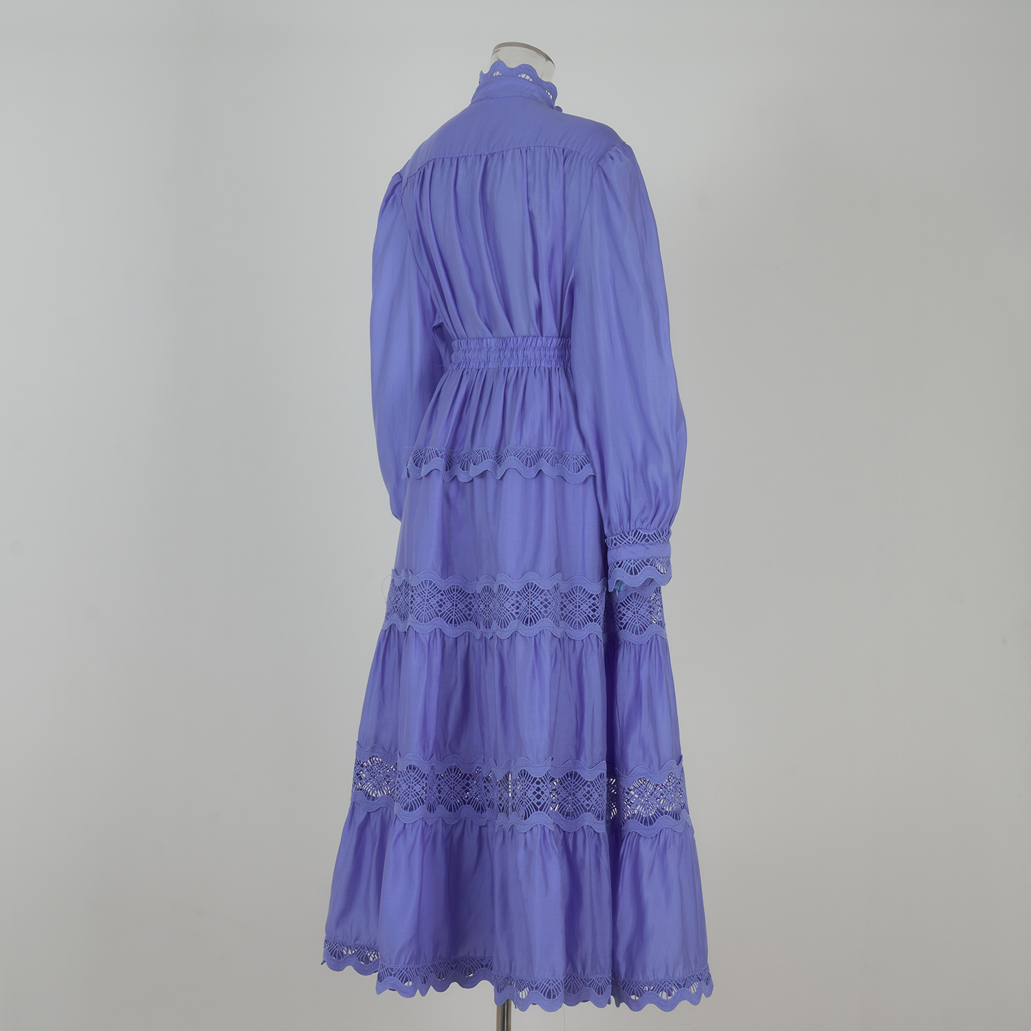 Real time shooting of European, American, British style fake suit dress, heavy-duty solid color lace loose large swing formal dress Real time shooting of European, American, British style fake suit dress, heavy-duty solid color lace loose large swing formal dress