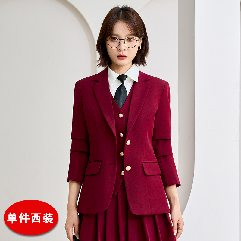 College style uniform, suit, pleated skirt set, women's 2025 early autumn new style, simple temperament, versatile commuting work clothes College style uniform, suit, pleated skirt set, women's 2025 early autumn new style, simple temperament, versatile commuting work clothes