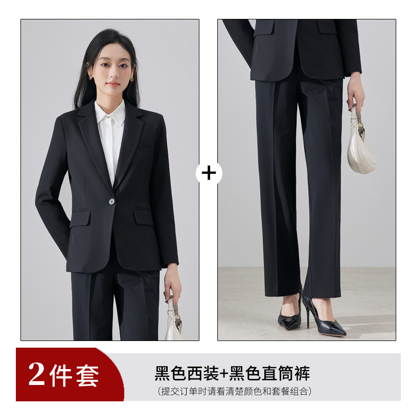 Commuting slim fit one button suit set for women in the autumn of 2025, featuring a slimming and goddess like style commuting mini suit Commuting slim fit one button suit set for women in the autumn of 2025, featuring a slimming and goddess like style commuting mini suit