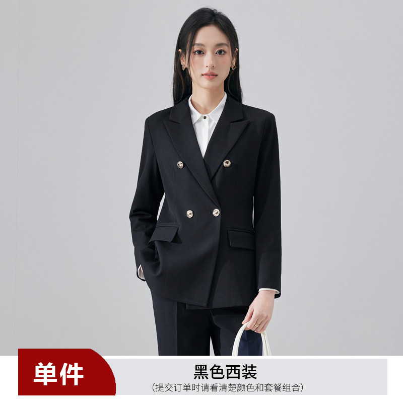 Casual business professional suit set for women, autumn high-end sense formal work clothes, simple and capable temperament small suit Casual business professional suit set for women, autumn high-end sense formal work clothes, simple and capable temperament small suit