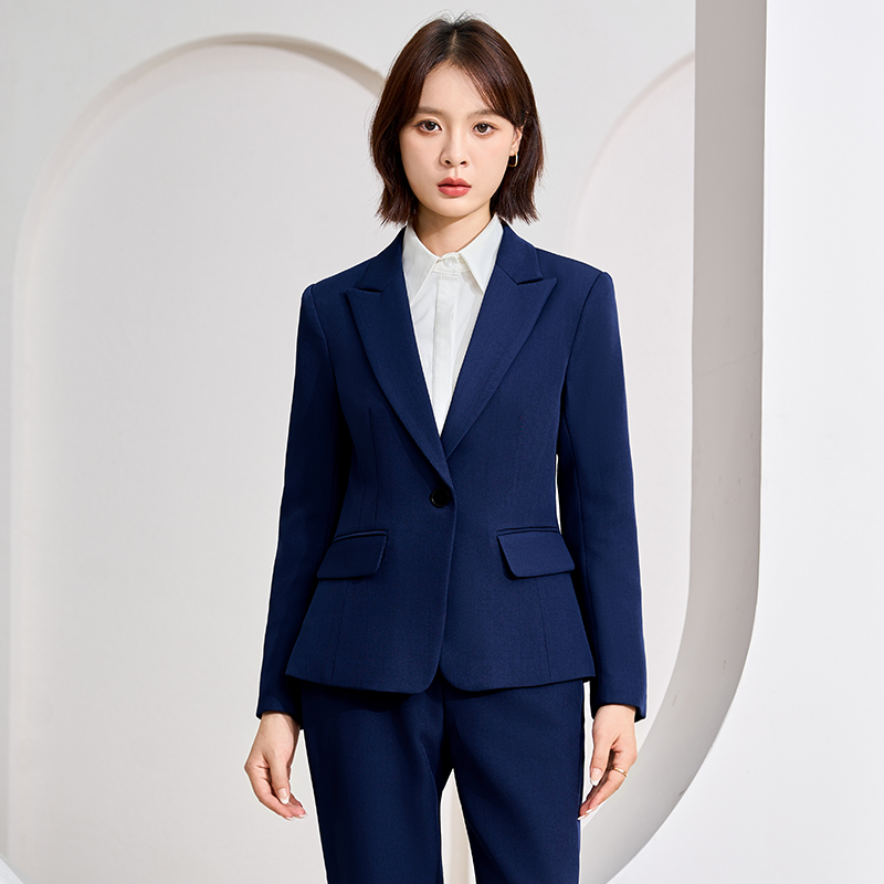 Minimalist and efficient professional suit set for women's autumn wear, new slim fit and slimming one button commuting formal suit Minimalist and efficient professional suit set for women's autumn wear, new slim fit and slimming one button commuting formal suit