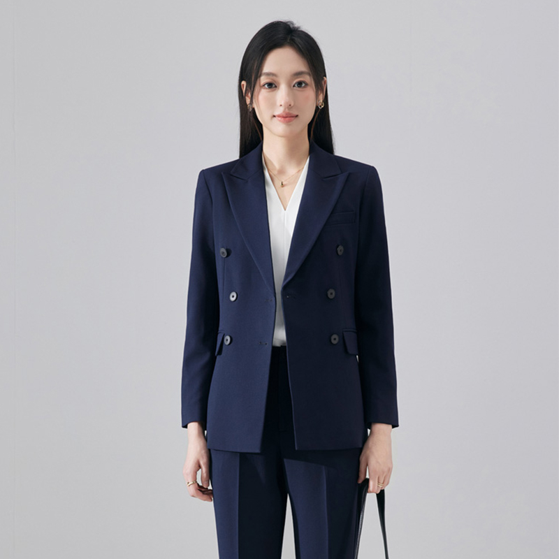 Commuting professional women's suit set 2025 autumn new style simple and capable temperament goddess style formal work clothes Commuting professional women's suit set 2025 autumn new style simple and capable temperament goddess style formal work clothes