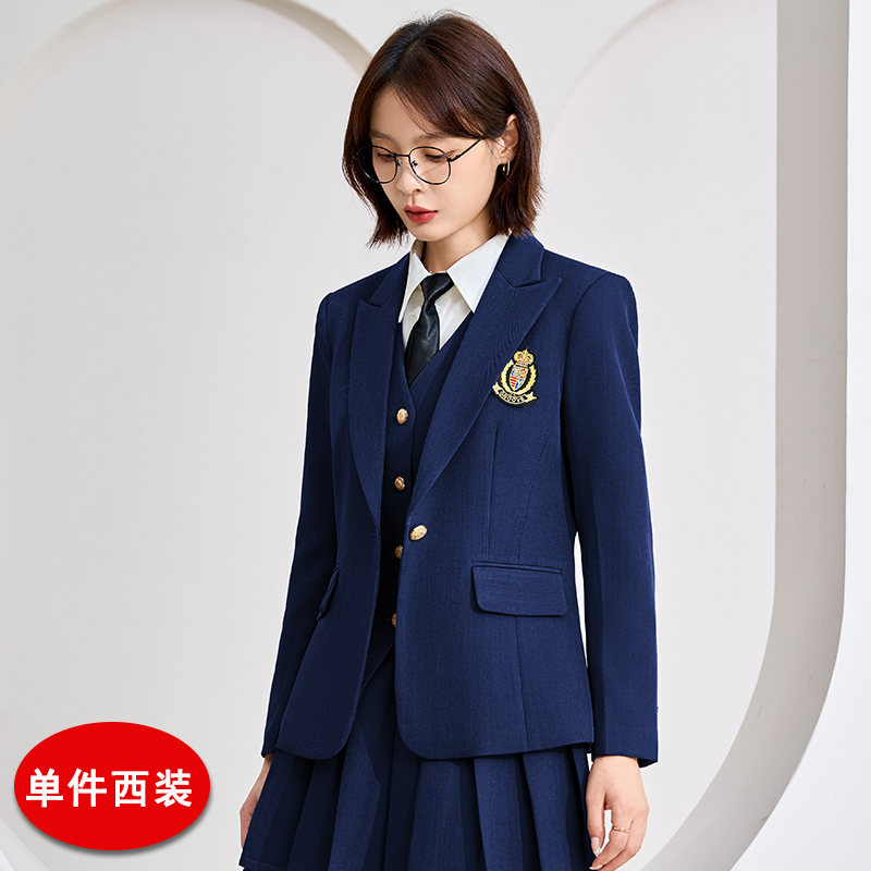 Grey suit vest skirt three piece set professional women's clothing 2025 early autumn simple and capable temperament college style suit Grey suit vest skirt three piece set professional women's clothing 2025 early autumn simple and capable temperament college style suit