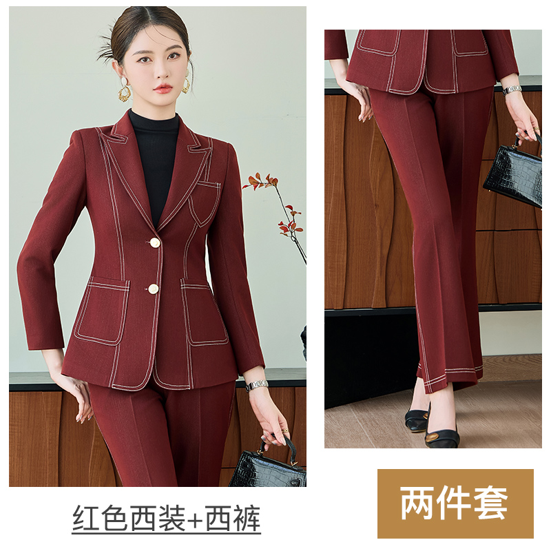 Design sense slim fit professional suit set for women 2025 early autumn new style simple and capable temperament commuting formal suit Design sense slim fit professional suit set for women 2025 early autumn new style simple and capable temperament commuting formal suit