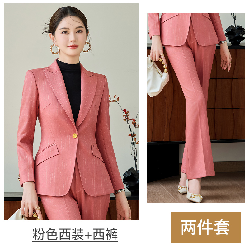 Slimming temperament pink suit for women 2025 early autumn new style simple and efficient commuting versatile long sleeved mini suit Slimming temperament pink suit for women 2025 early autumn new style simple and efficient commuting versatile long sleeved mini suit