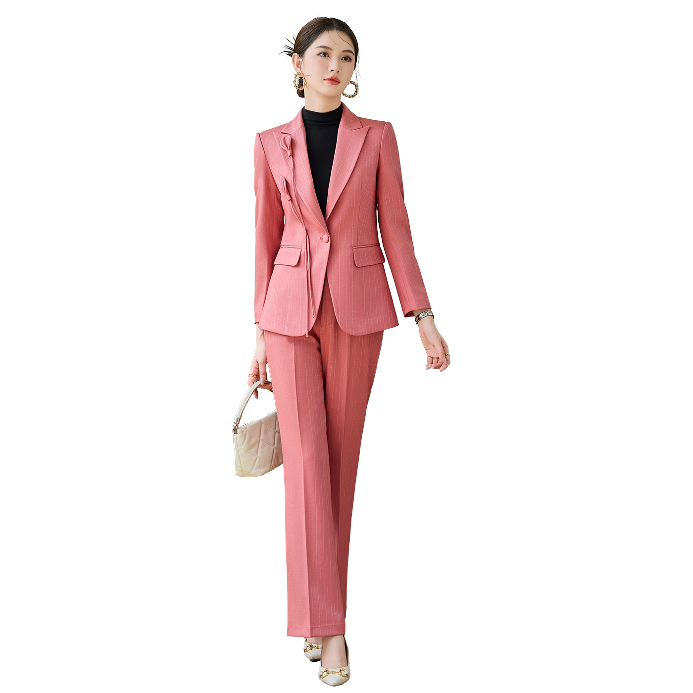 Unique design, high-end suit jacket, women's 2025 early autumn new style, simple and capable temperament, commuting suit set Unique design, high-end suit jacket, women's 2025 early autumn new style, simple and capable temperament, commuting suit set