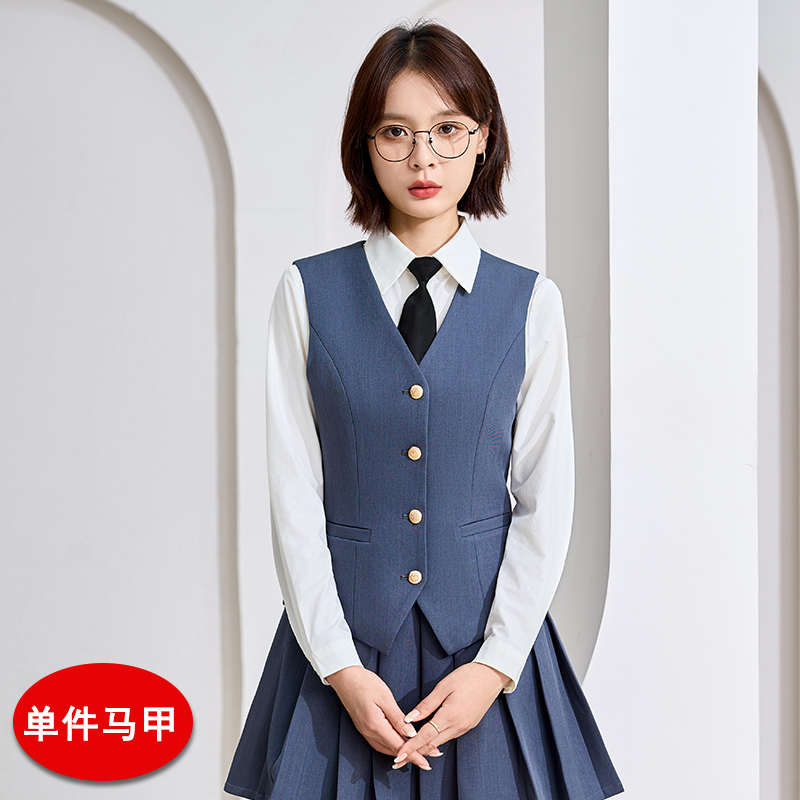 2025 high-end single breasted vest set for women's autumn slimming and slimming commuting formal wear, with a V-neck vest as the base layer 2025 high-end single breasted vest set for women's autumn slimming and slimming commuting formal wear, with a V-neck vest as the base layer