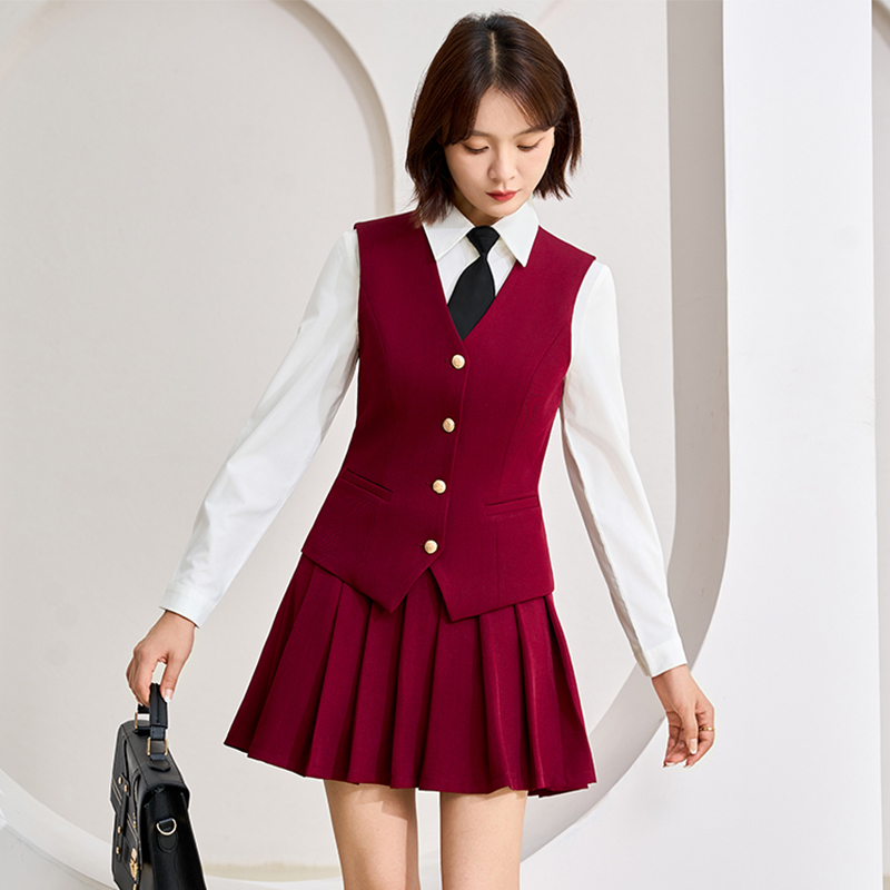 2025 high-end single breasted vest set for women's autumn slimming and slimming commuting formal wear, with a V-neck vest as the base layer 2025 high-end single breasted vest set for women's autumn slimming and slimming commuting formal wear, with a V-neck vest as the base layer