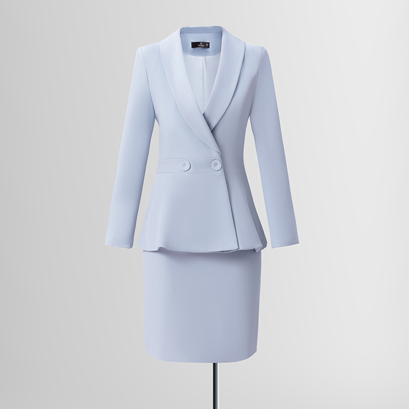 Goddess style professional suit set for women in early autumn 2025, simple and efficient commuting formal work clothes