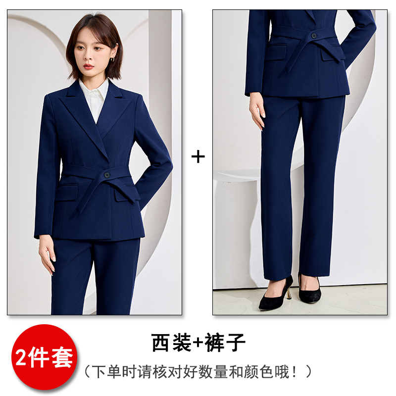 Temperament goddess style commuter suit for women, early autumn new design, niche and versatile, lace up waist cinching small suit Temperament goddess style commuter suit for women, early autumn new design, niche and versatile, lace up waist cinching small suit