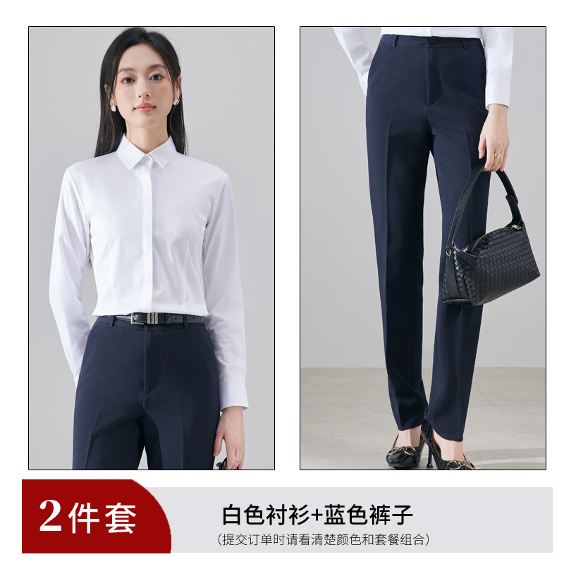 Professional formal attire with a base shirt for women in the autumn of 2025, a new slim fit and versatile long sleeved shirt with a slimming and slimming temperament Professional formal attire with a base shirt for women in the autumn of 2025, a new slim fit and versatile long sleeved shirt with a slimming and slimming temperament