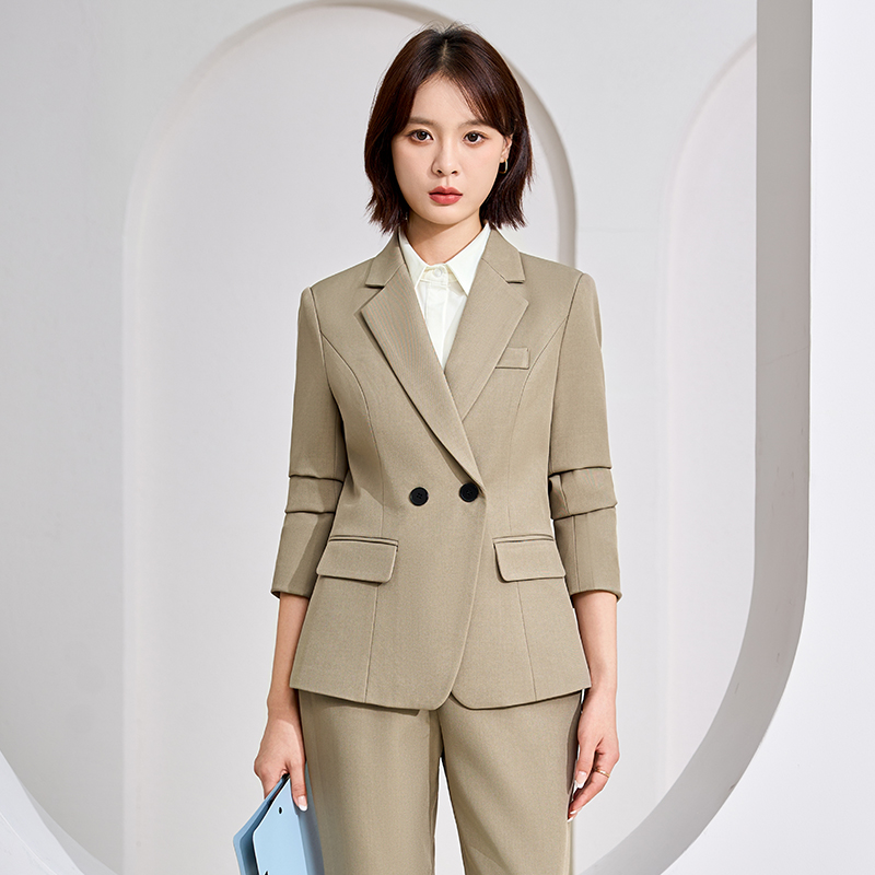 High end professional women's gray suit pants 2025 early autumn new style simple and capable commuting suit High end professional women's gray suit pants 2025 early autumn new style simple and capable commuting suit