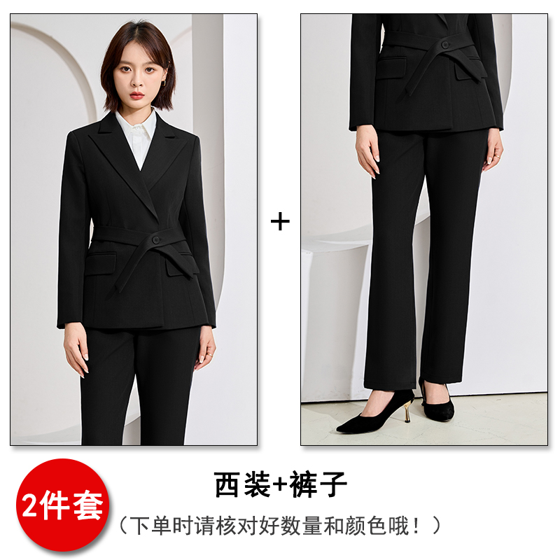 Temperament goddess style commuter suit for women, early autumn new design, niche and versatile, lace up waist cinching small suit Temperament goddess style commuter suit for women, early autumn new design, niche and versatile, lace up waist cinching small suit