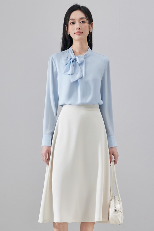 Fashionable Western style ribbon shirt, women's 2025 autumn outfit, new simple temperament OL casual versatile shirt dress Fashionable Western style ribbon shirt, women's 2025 autumn outfit, new simple temperament OL casual versatile shirt dress