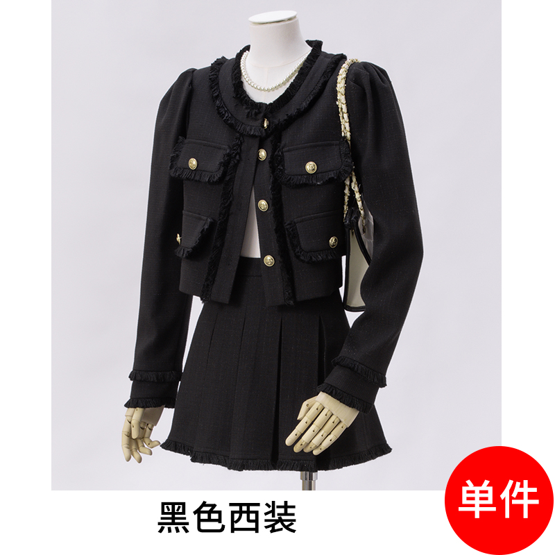 Xiaoxiang style short jacket for women 2025 early autumn new design, niche temperament, socialite style suit and skirt two-piece set Xiaoxiang style short jacket for women 2025 early autumn new design, niche temperament, socialite style suit and skirt two-piece set