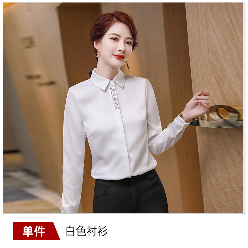 Autumn and Winter New Velvet Thickened Shirt for Women 2025 New Casual Versatile Simple Style Interior Bottom Shirt Autumn and Winter New Velvet Thickened Shirt for Women 2025 New Casual Versatile Simple Style Interior Bottom Shirt